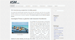 Desktop Screenshot of kfz-versicherung-sparen.com